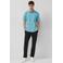 s.Oliver regular casual overhemd blauw