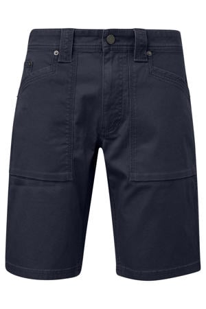 straight denim short