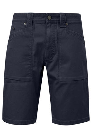 straight denim short