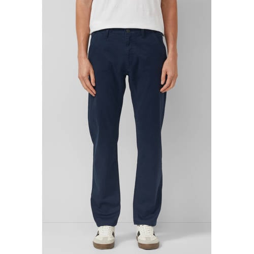 s.Oliver regular casual broek donkerblauw afbeelding