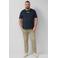 s.Oliver Big Size regular T-shirt donkerblauw