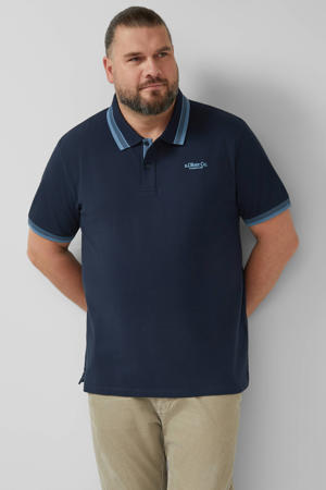 regular polo donkerblauw