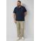 s.Oliver Big Size regular polo donkerblauw