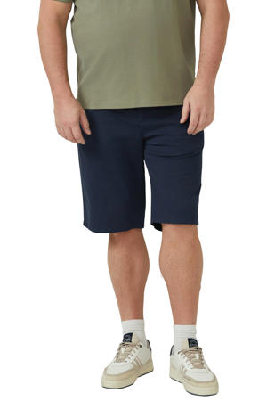relaxed chino short donkerblauw