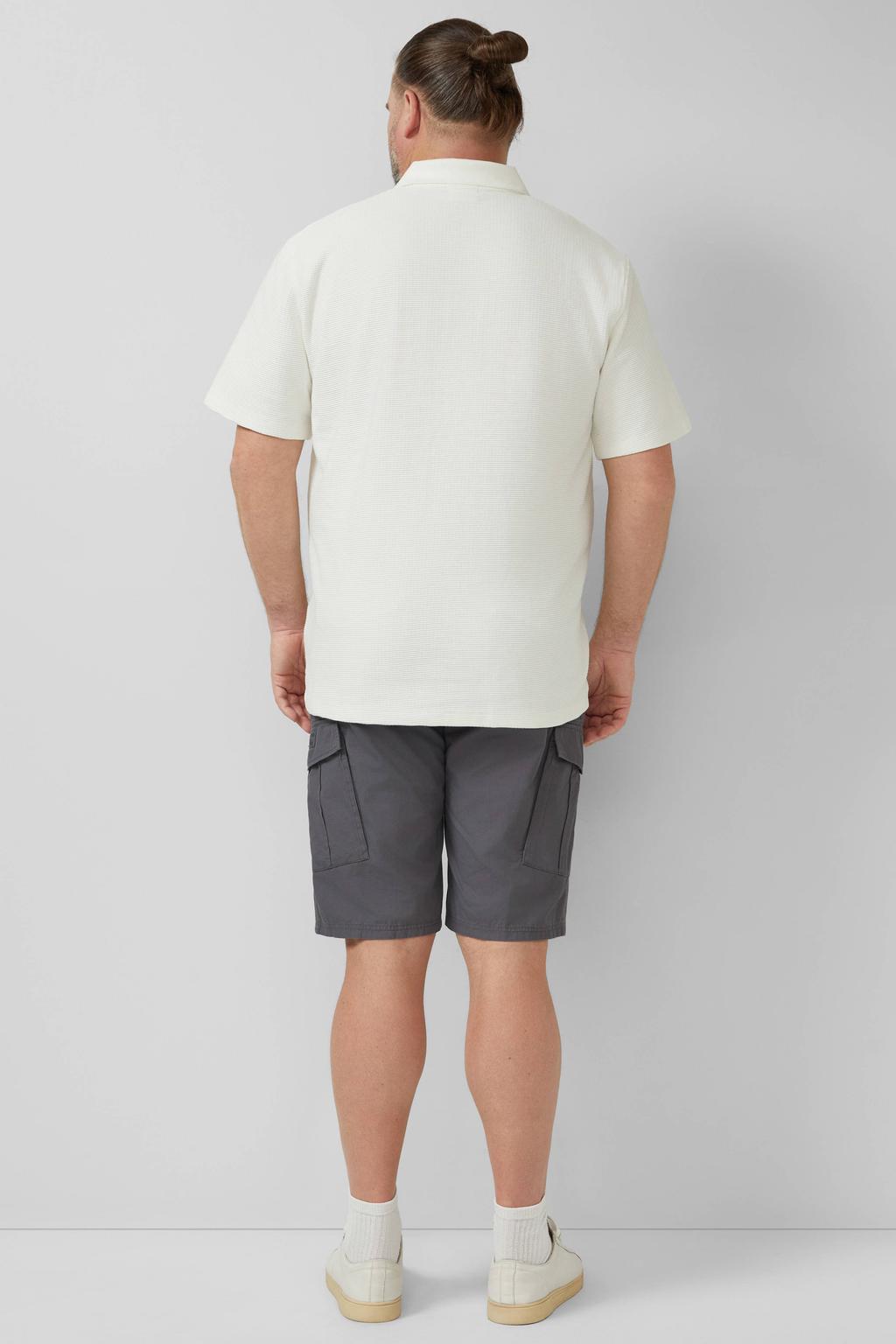 s.Oliver Big Size relaxed cargo short grijs