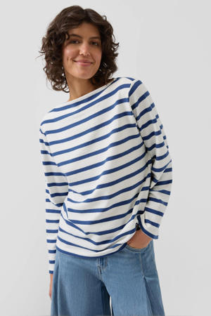 gestreepte sweater wit