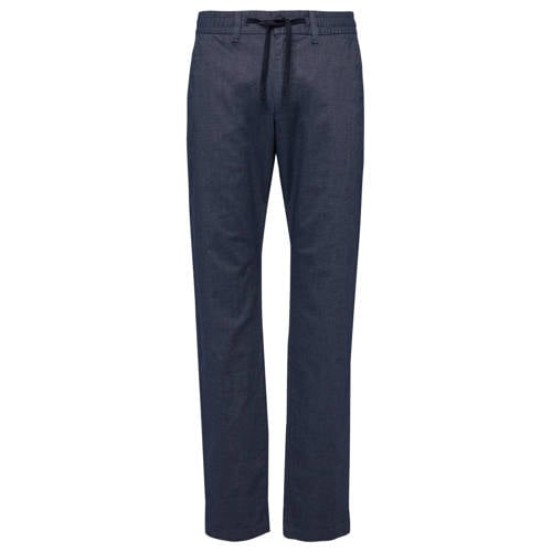 s.Oliver regular casual broek donkerblauw afbeelding