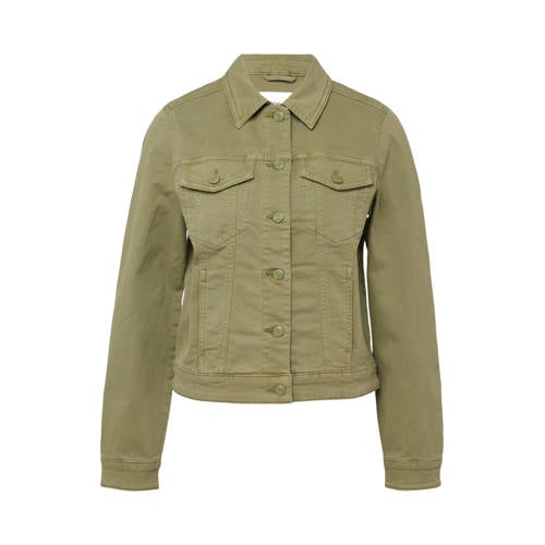 s.Oliver denim spijkerjas kaki afbeelding