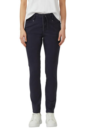 bootcut regular waist casual broek donkerblauw