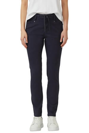 bootcut regular waist casual broek donkerblauw