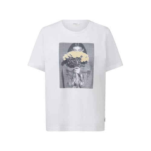 s.Oliver T-shirt wit afbeelding