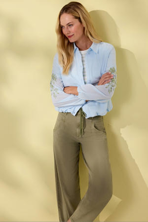 blouse lichtblauw