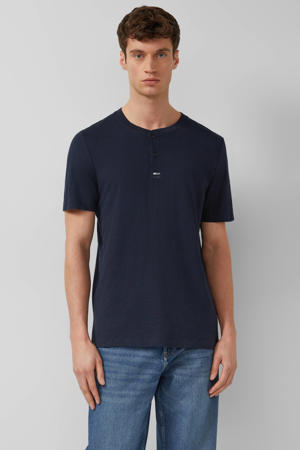 regular T-shirt donkerblauw