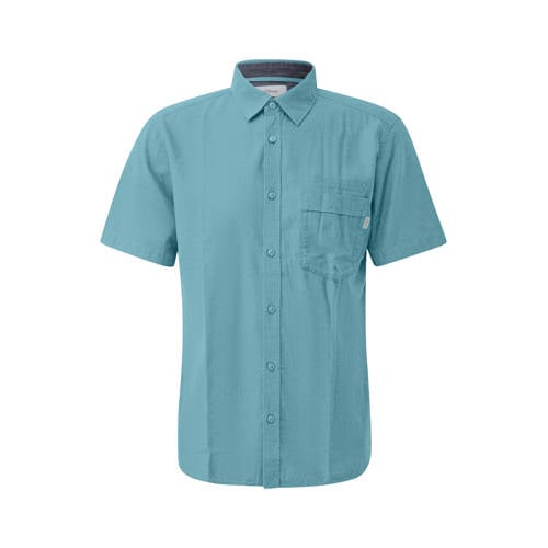 s.Oliver Big Size regular casual overhemd blauw afbeelding