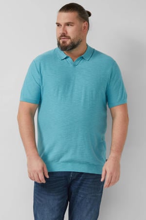 regular polo blauw