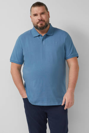 regular polo Plus Size blauw