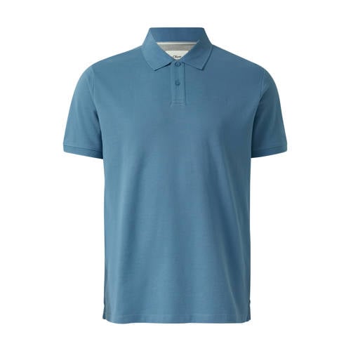 s.Oliver Big Size regular polo Plus Size blauw afbeelding