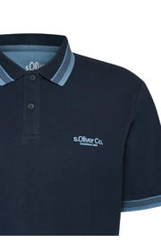 thumbnail: s.Oliver regular polo donkerblauw