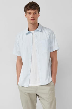 slim casual overhemd lichtblauw