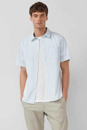 slim casual overhemd lichtblauw