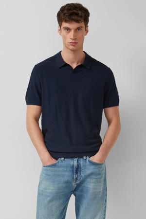 regular polo donkerblauw