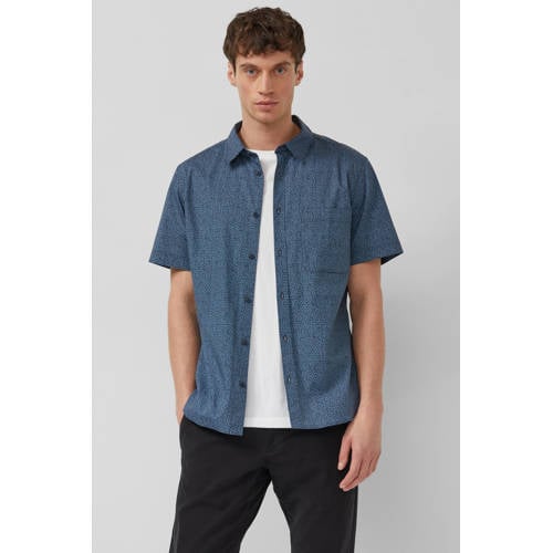 s.Oliver slim casual overhemd donkerblauw afbeelding