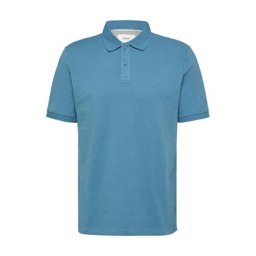 s.Oliver regular polo blauw afbeelding