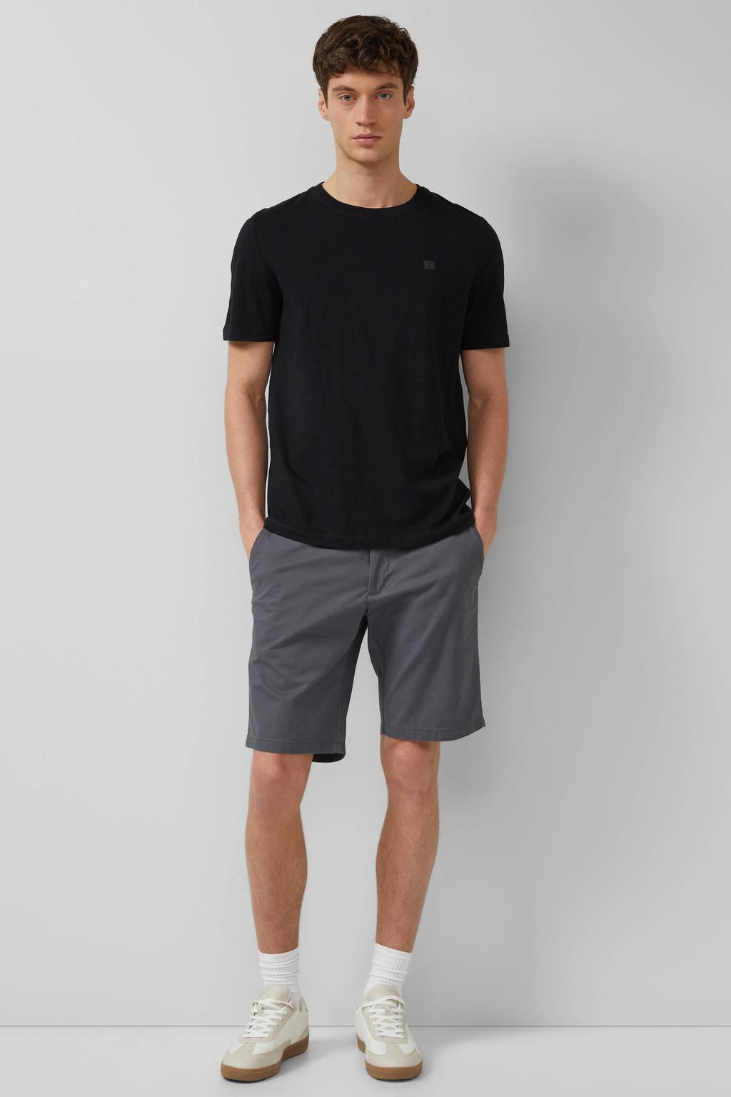 s.Oliver regular chino short grijs