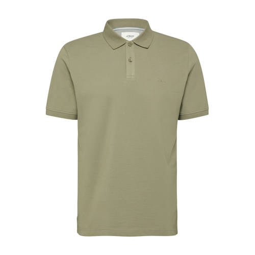 s.Oliver regular polo groen afbeelding