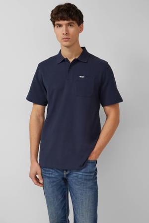 relaxed polo donkerblauw