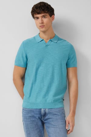 regular polo blauw