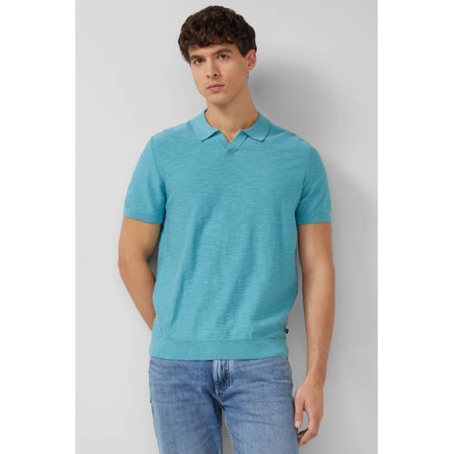 s.Oliver regular polo blauw afbeelding