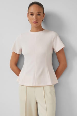 peplum top lichtroze