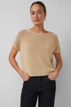 pullover beige gebreid