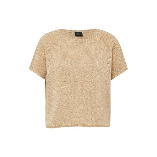 s.Oliver BLACK LABEL pullover beige gebreid afbeelding