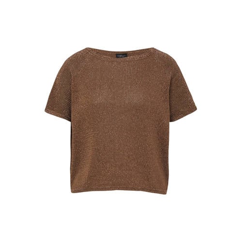 s.Oliver BLACK LABEL pullover bruin gebreid afbeelding