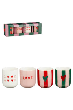 koffiekopje (set van 4) (7,5x9 cm)
