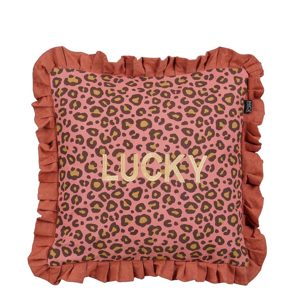 Mica Decorations sierkussen Lucky (45x45 cm)