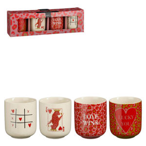 koffiekopje (set van 4) (7,5x9 cm)