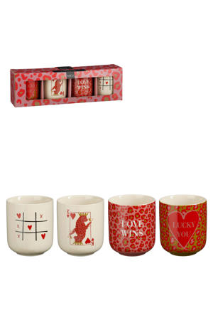 koffiekopje (set van 4) (7,5x9 cm)