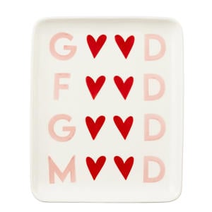 serveerbord Good Food Good Mood (20,5x17 cm)