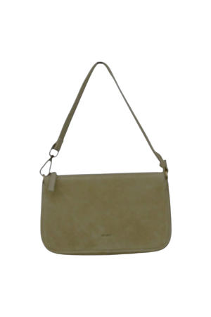 leren crossbody tas beige