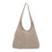 DSTRCT suede schoudertas Portland Road lichtgrijs