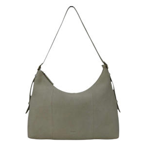 leren crossbody tas beige