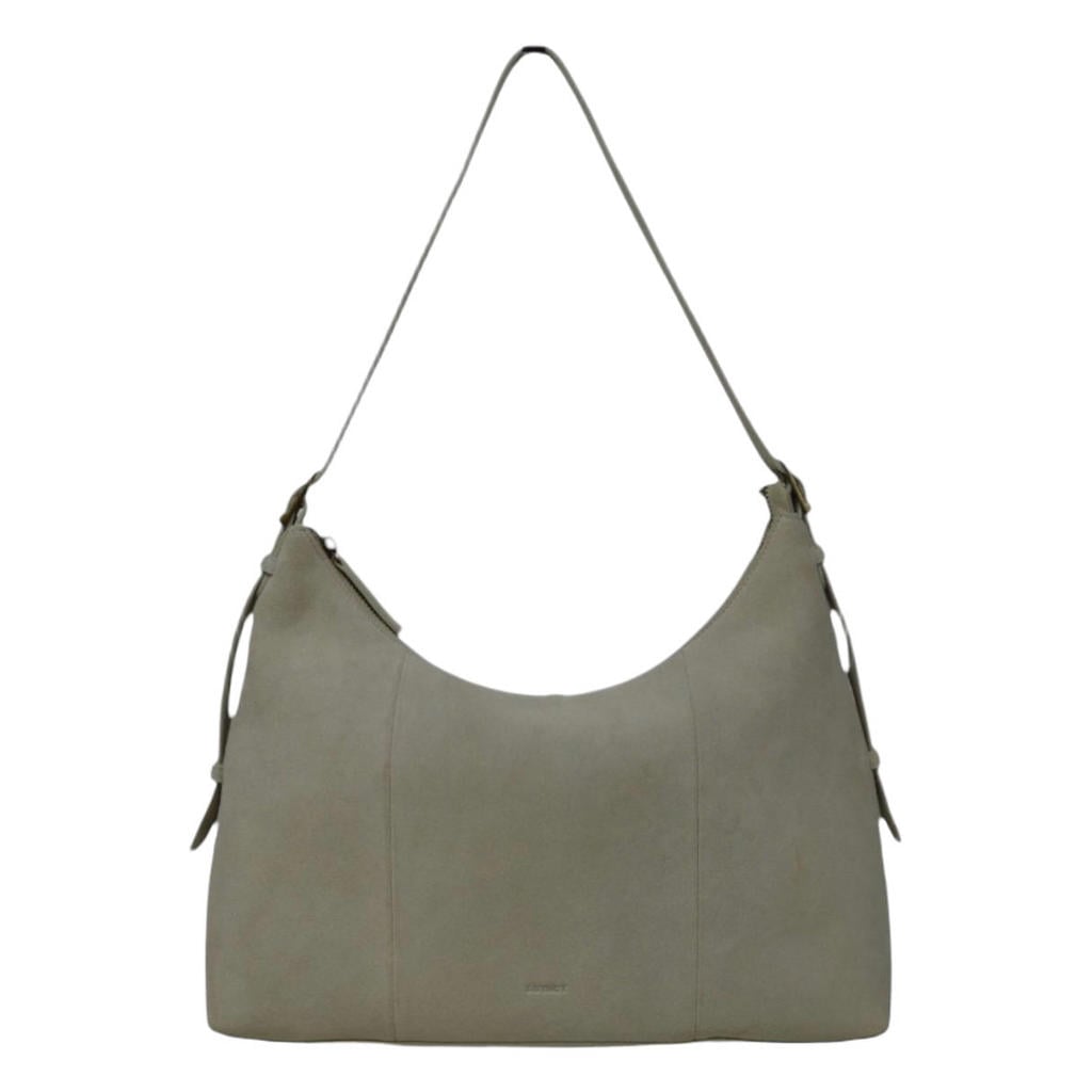 DSTRCT leren crossbody tas kaki