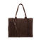 DSTRCT suede handtas bruin