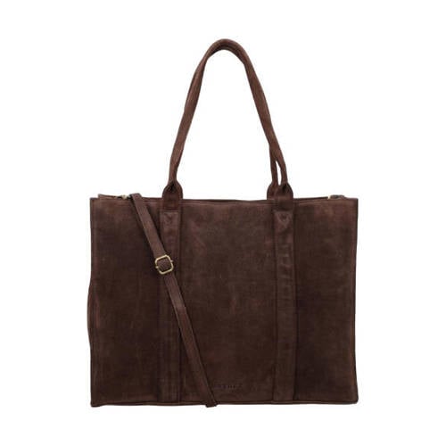 DSTRCT suede handtas bruin afbeelding