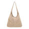 DSTRCT suede schoudertas beige