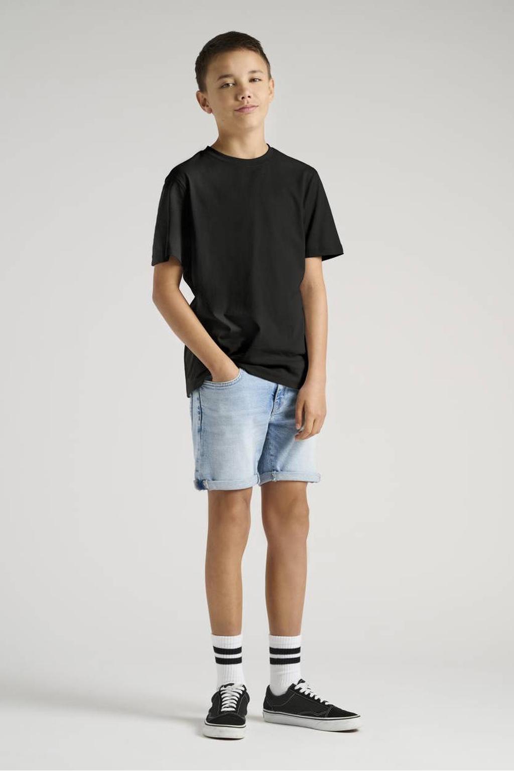 ONLY & SONS JUNIOR regular fit T-shirt - zwart