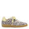 DWRS POONA leren sneakers panterprint/butter